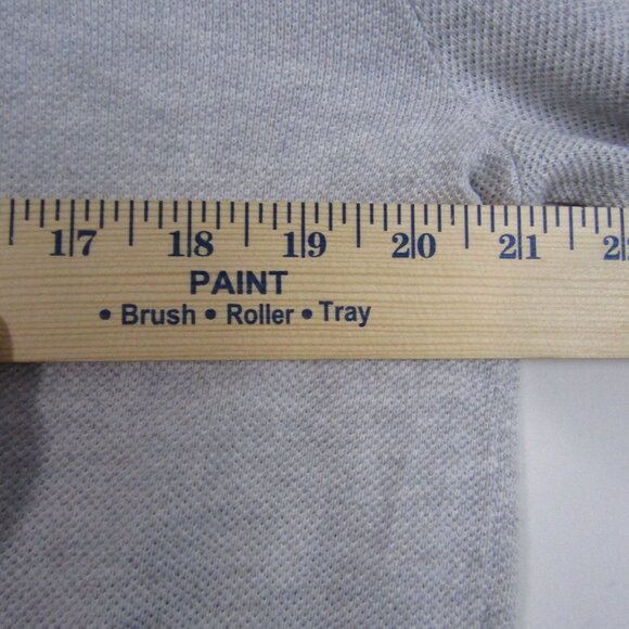 J Crew Men's Thermal Top Gray Medium Minimalist Capsule Wardrobe Preppy Casual - Picture 8 of 10